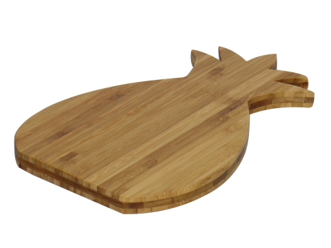 Bamboo cutting board, pear shaped